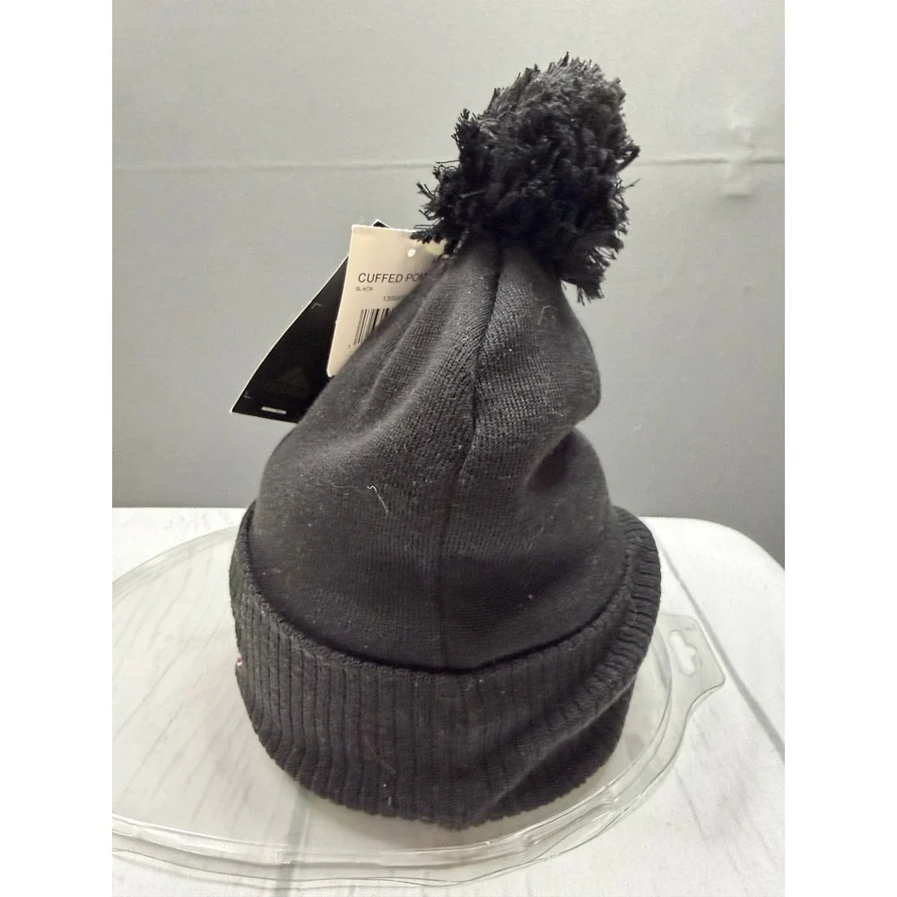Adidas Beanie Unisex Black Ohio Valley Conference OVC Cuffed Pom‎ OSFM